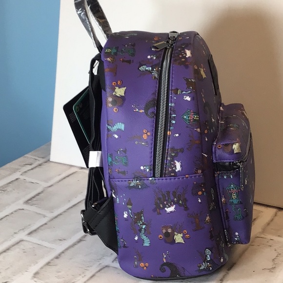 Nightmare Before Christmas Loungefly backpack NEW Disney - Picture 4 of 7